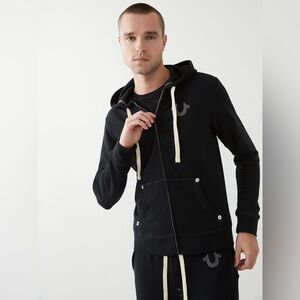 True Religion Mens BUDDHA ZIP HOODIE Medium
